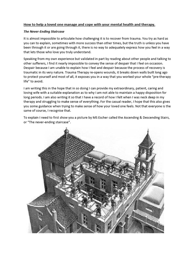 The Never Ending Staircase | PDF | Mind | Psychological Trauma