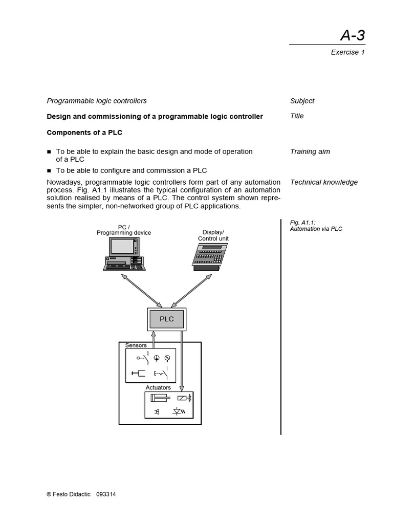 PLC Design and Commissioning Guide | PDF | Programmable Logic ...