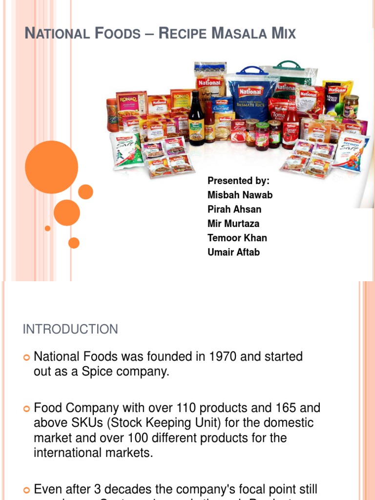 National Foods Edit Target Audience Brand