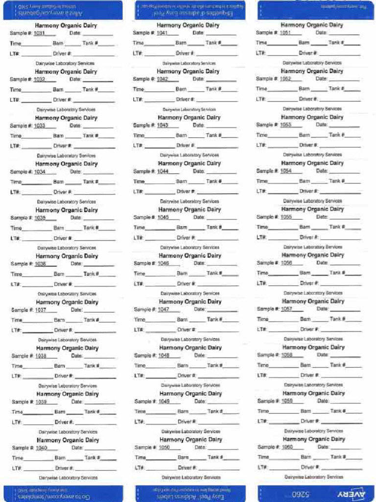 2024 Dairywise Labels | PDF