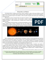 Atividade 17 9o CIE Sistema Solar No Universo