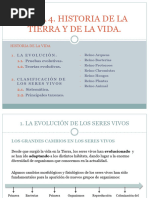 T.4. Historia de La Tierra y La Vida