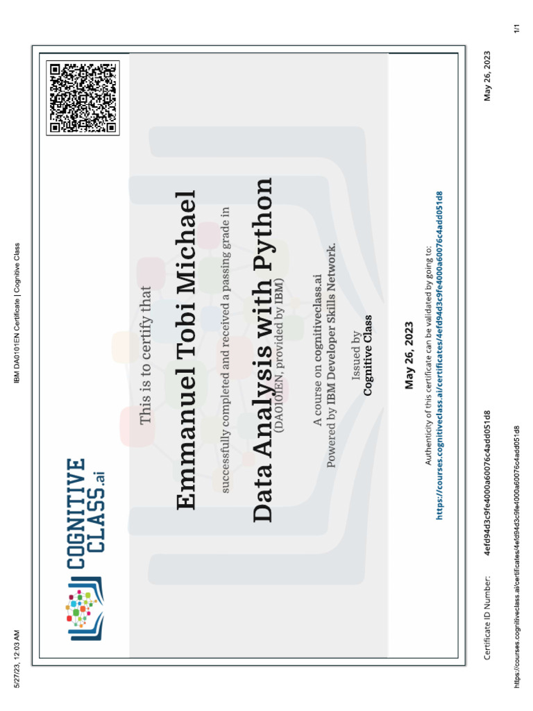 iBM Analysis With Python | PDF