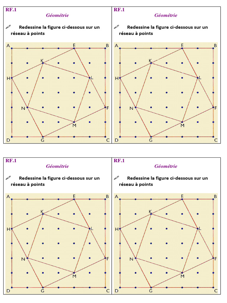 Reproduction de figures géométriques CM1/CM2 | PDF