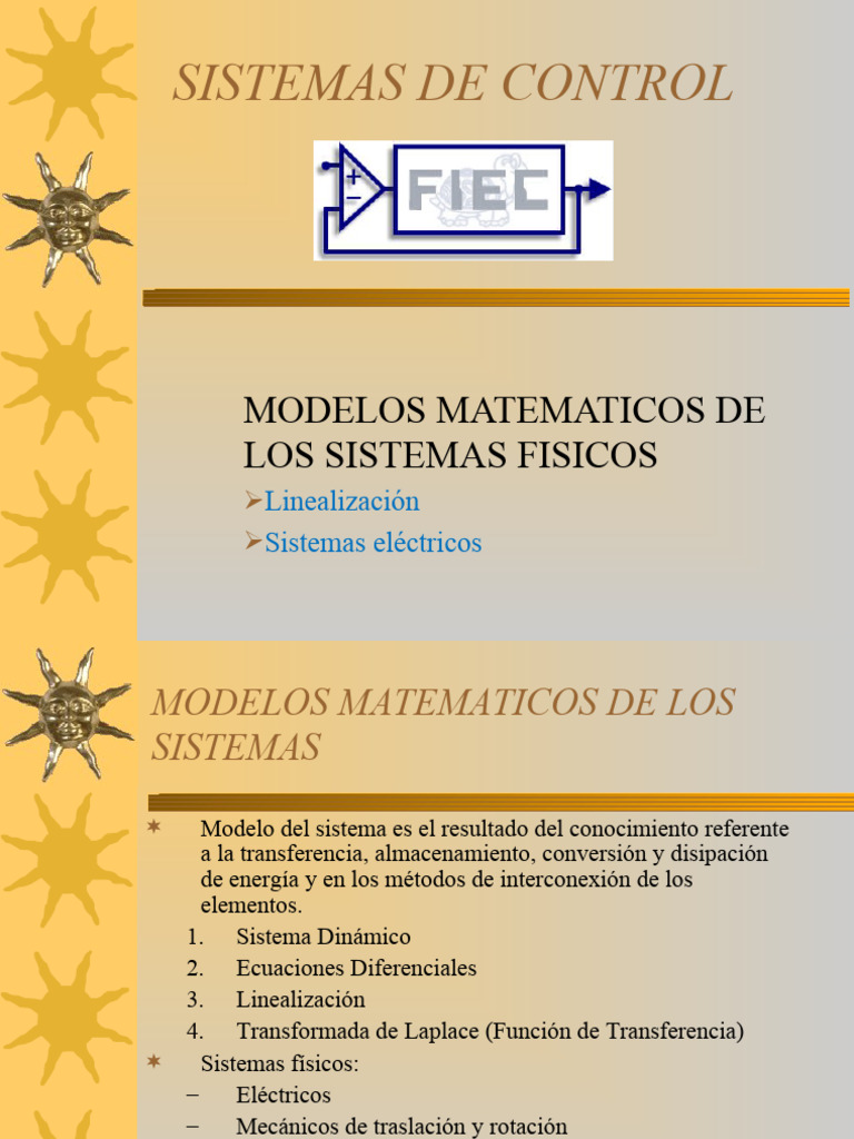 Modelos Matemáticos en Sistemas de Control | PDF | Ecuaciones | Sistema ...