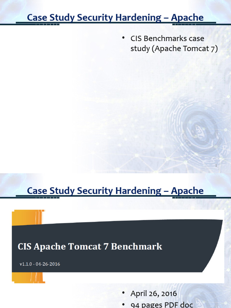 Apache Tomcat 7 Security Hardening Guide | PDF | Data Management ...