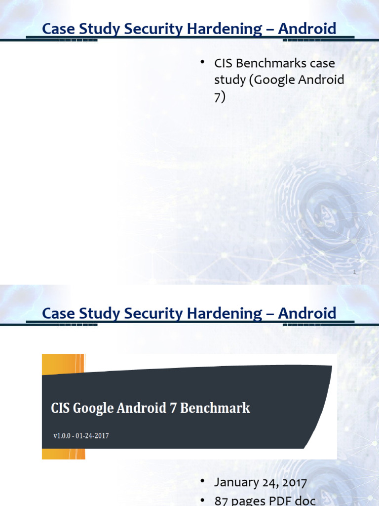 Android Security Hardening Case Study | PDF | Android (Operating System ...