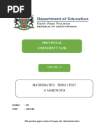 Grade 11 Number Patterns Revision Guide | PDF | Numbers | Sequence