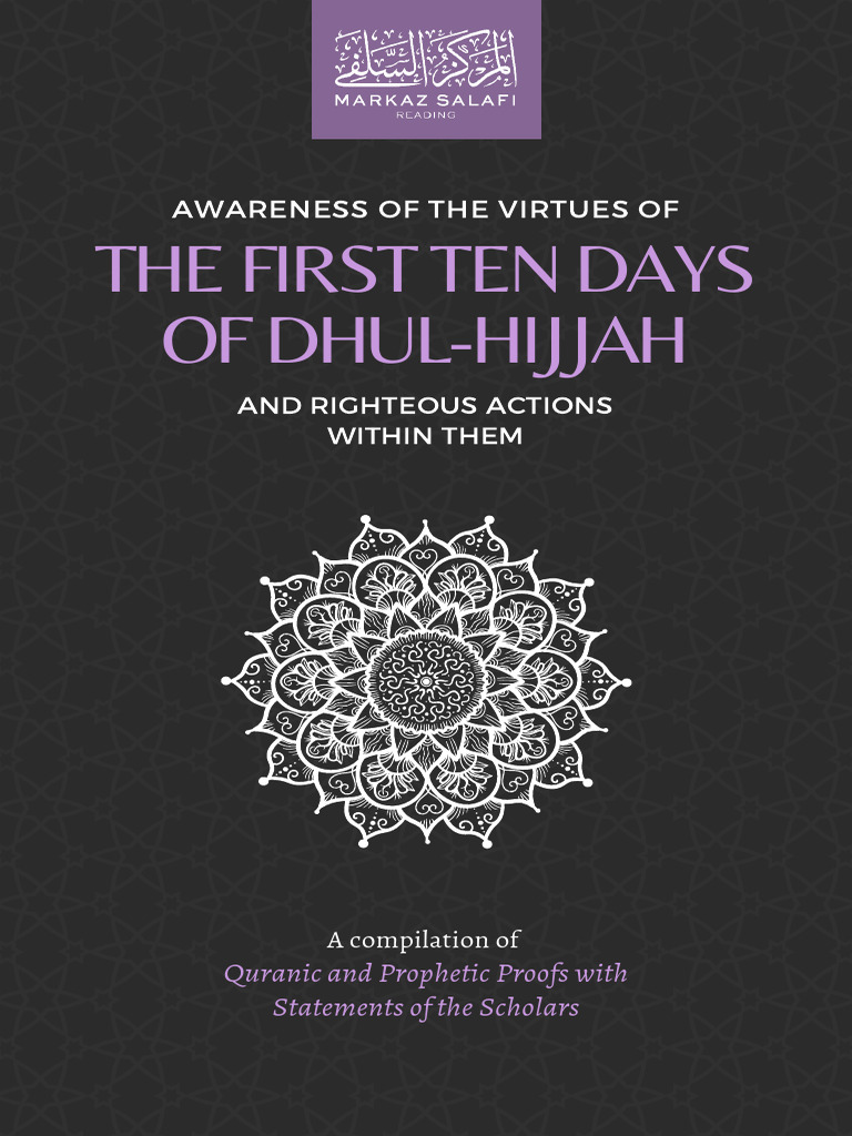 Dhul Hijjah Virtues Pdf Prophets And Messengers In Islam Semitic