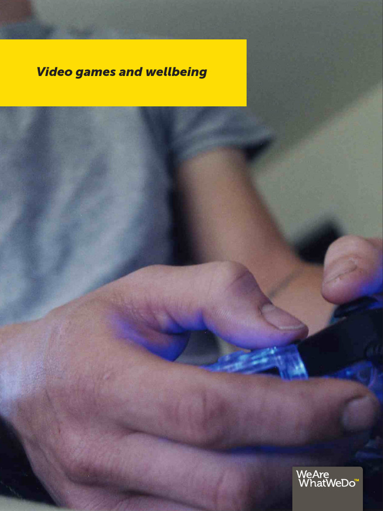 Video Games and Youth Wellbeing Insights | PDF | Mental Health | Mental ...