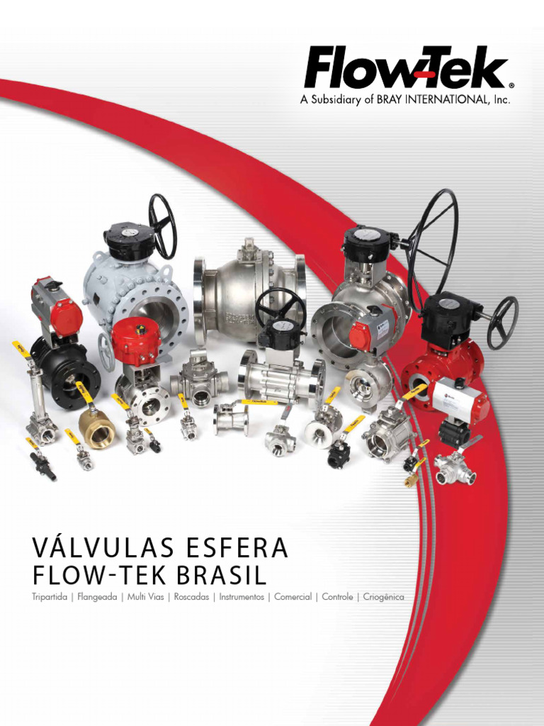 Guia Completo de Válvulas Esfera Flow-Tek | PDF | Válvula | Aço