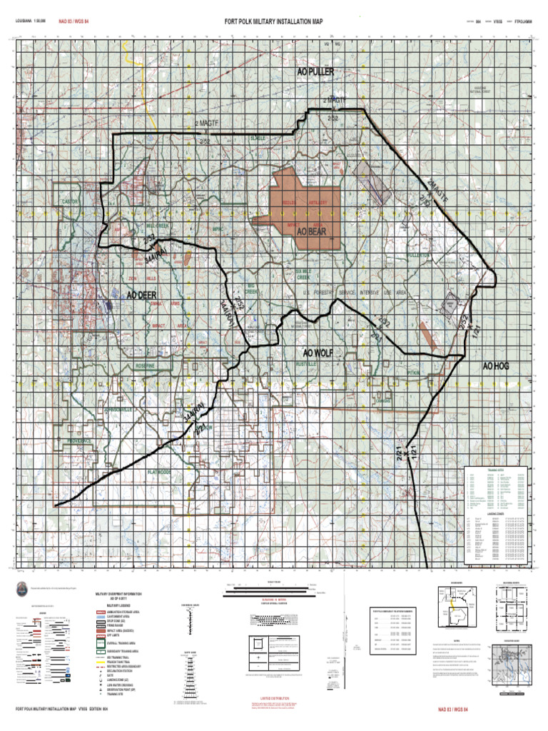 Map Of Fort Polk