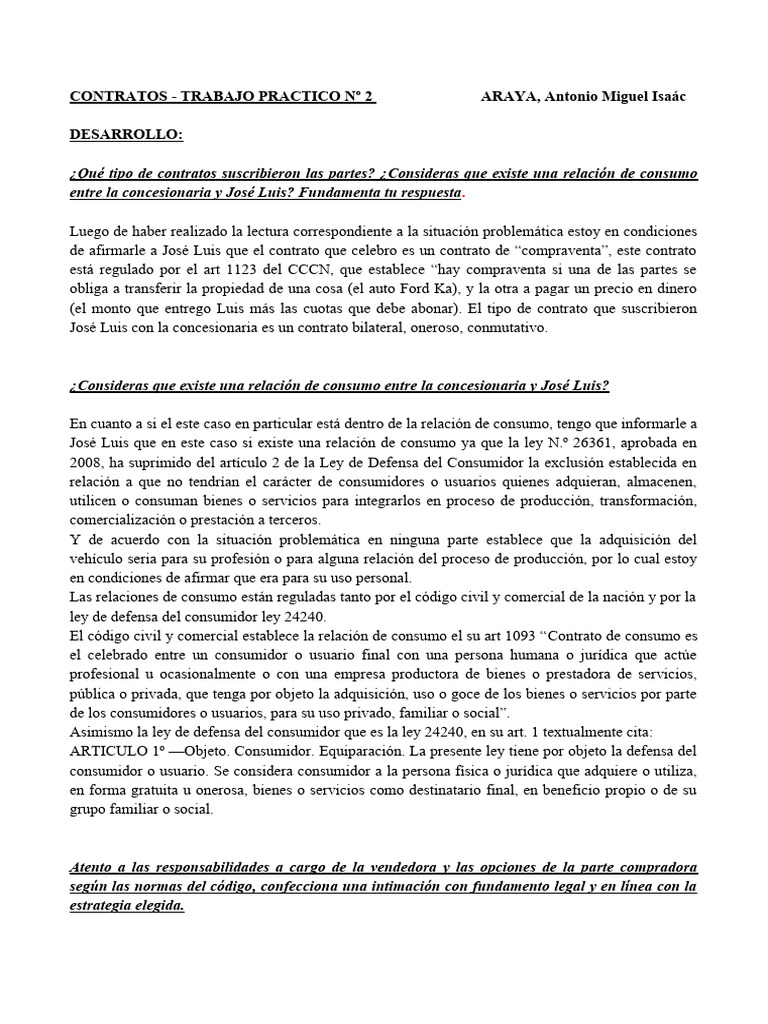 Contratos 2024 trabajo practico nro 2 90 pdf mediaci n arbitraje
