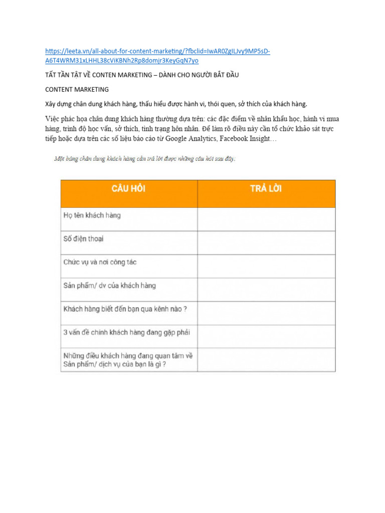 Content Marketing | PDF