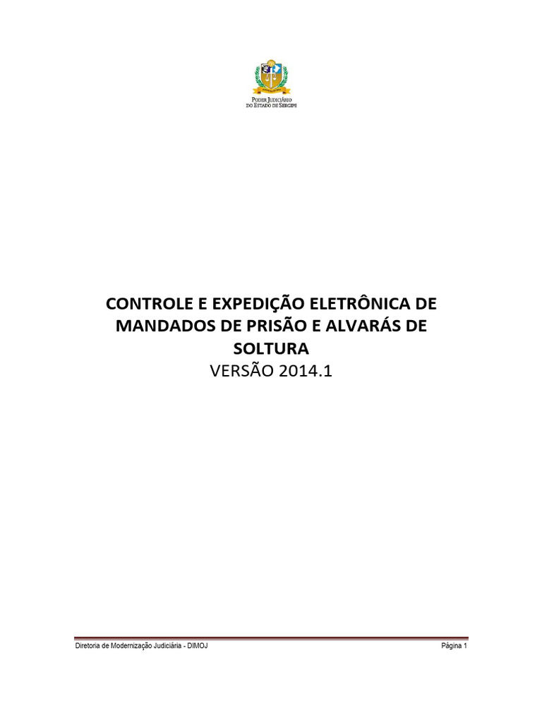 Expedição Eletrônica de Mandados Judiciais | PDF | Sentença (jurídico ...