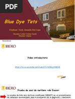 Protocolo del Blue Dye Test en Disfagia | PDF | Tinción | Medicina CLINICA
