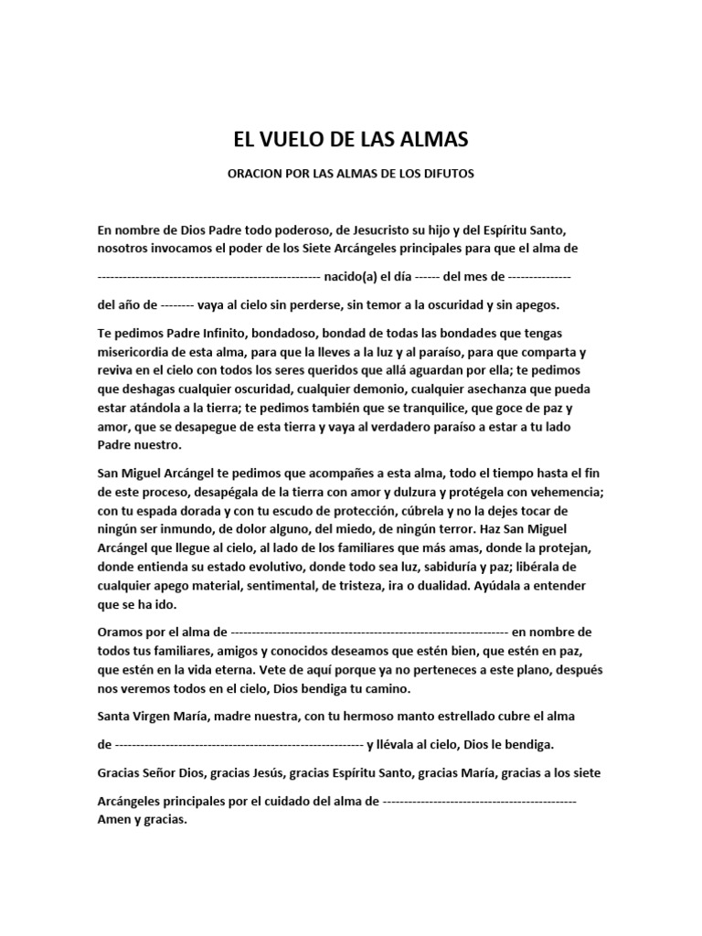 El Vuelo de Las Almas | PDF