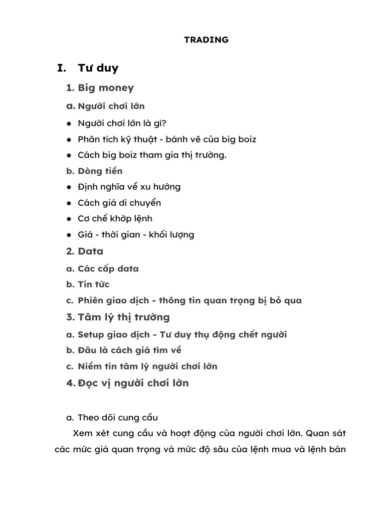 Trading Bookmap | PDF