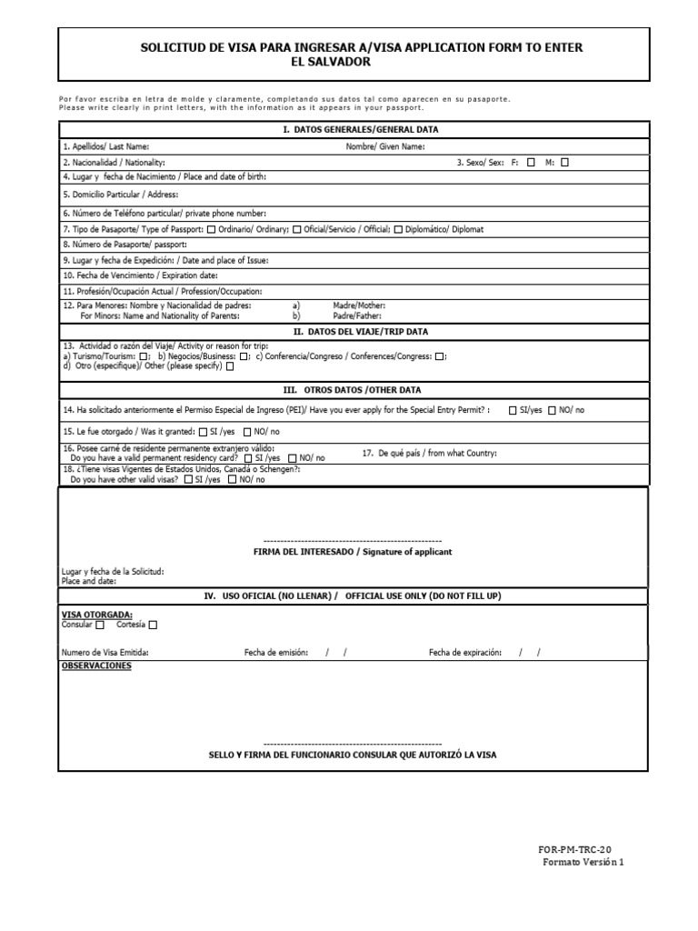 For PM TRC 20 | PDF | Visa de viaje | Ocio