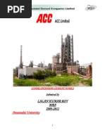 Download Project on Acc cement by lalan_dhn SN74006167 doc pdf