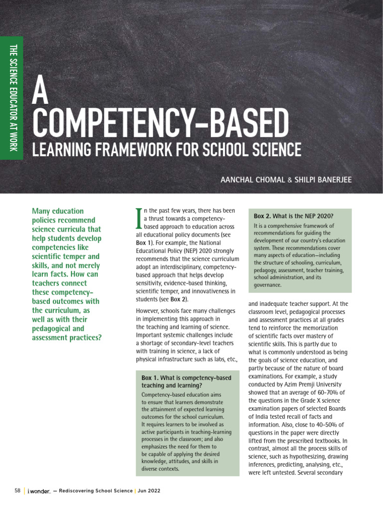 08 Competency Based Learning | PDF | Educational Assessment | Pedagogy