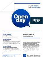 KSE Openday Poster