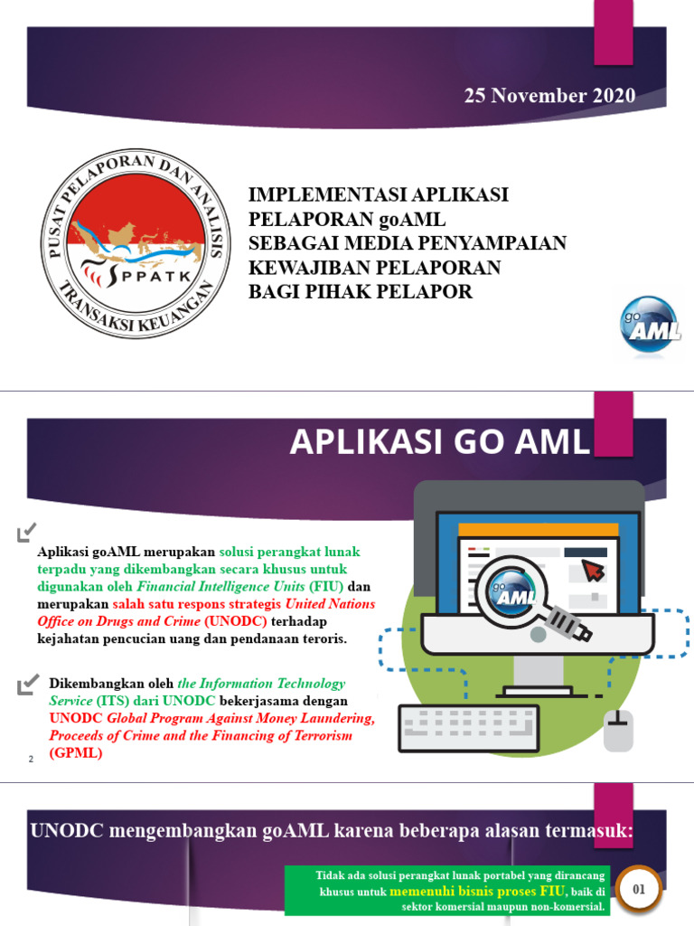 Gambaran Umum Aplikasi goAML Bagi BPR | PDF