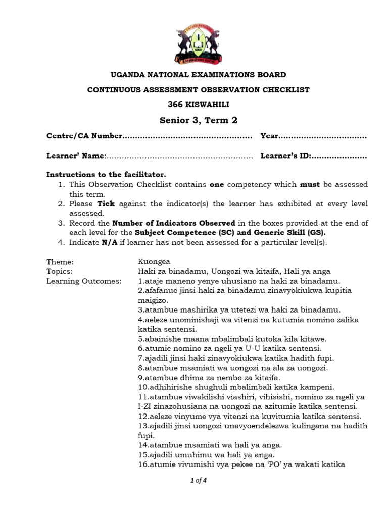 senior-3-term-2-uganda-national-examinations-board-continuous