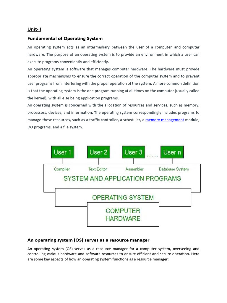 Fundamental of Operating System | PDF | Thread (Computing) | Process ...