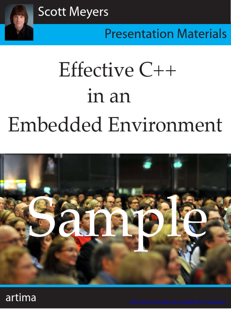 Eff CPP Emb Notes Sample | Download Free PDF | C++ | Pointer (Computer ...