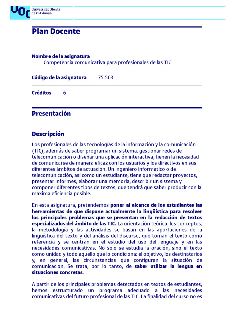 Competencia Comunicativa en TIC | PDF | Evaluación | Tecnología de ...