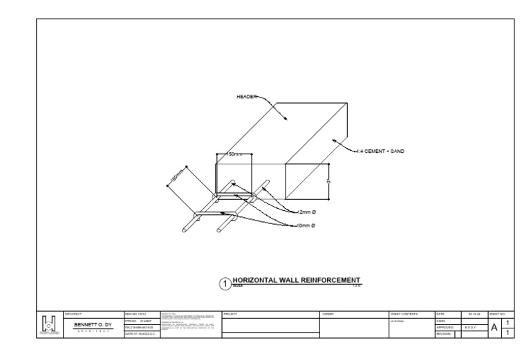 Horizontal Wall Reinforcement: Header | PDF