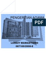 Pengertian Agama ppt1