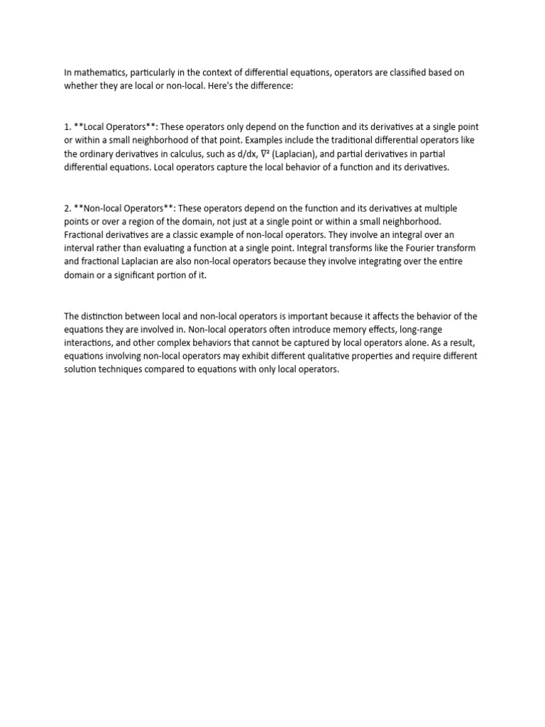 In mathematics local vs non local pdf computers