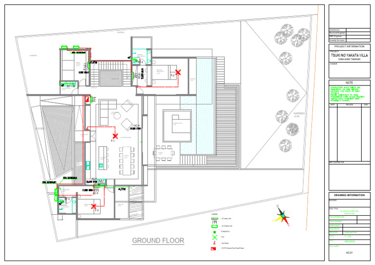Ground Floor AC Installation Plan | PDF | Local Government Areas Of ...
