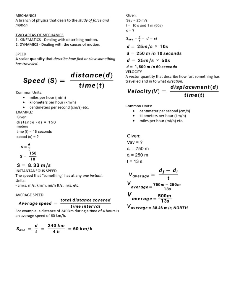 MECHANICS-Copy-1 | PDF