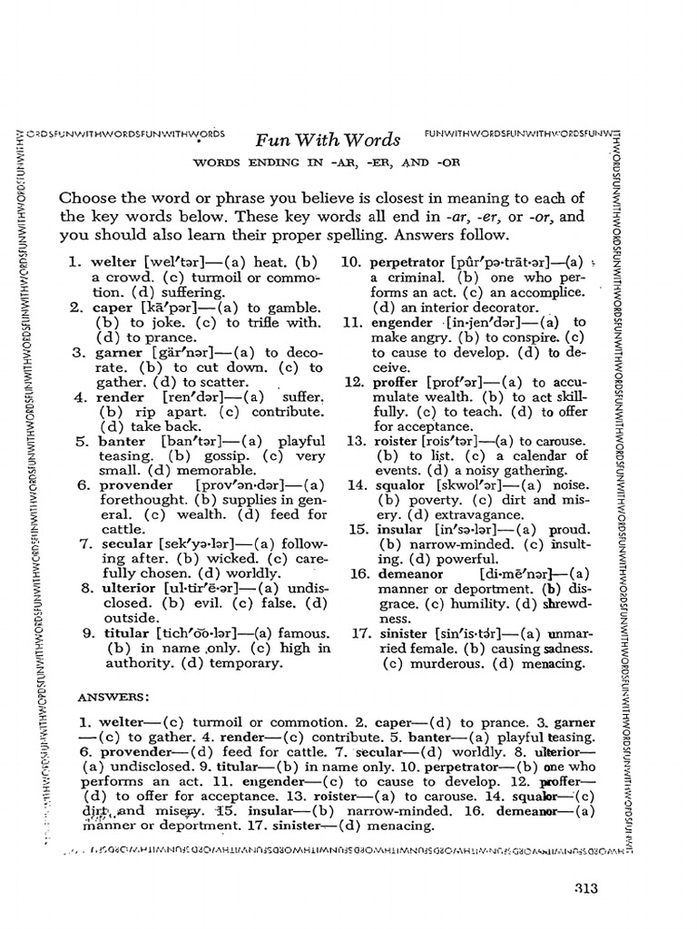 English quiz 5 pdf