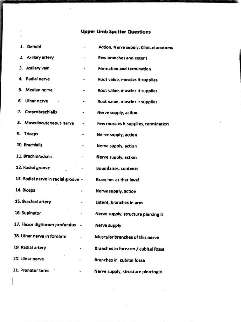 Upperlimb Spotters 1 | PDF