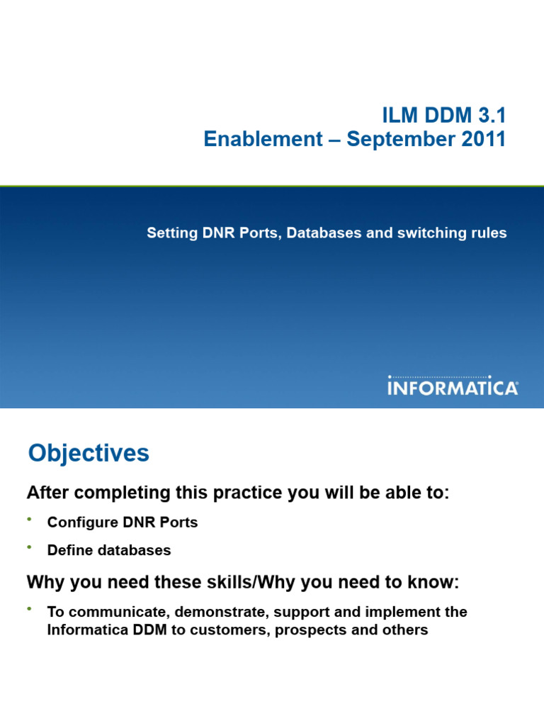DDM Enablement Switching Rules Part3 | PDF | Databases | Load Balancing ...