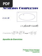 AP Extra Exercicios n. Complexos