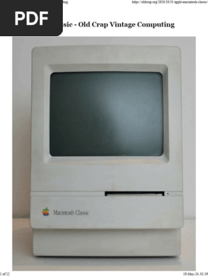 Repair Guide for Macintosh Classic | PDF | Floppy Disk | Printed