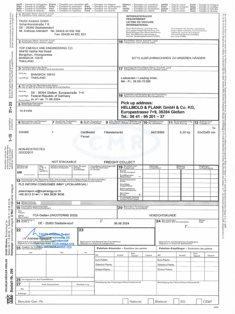 Shipping Documents Top Energy | PDF