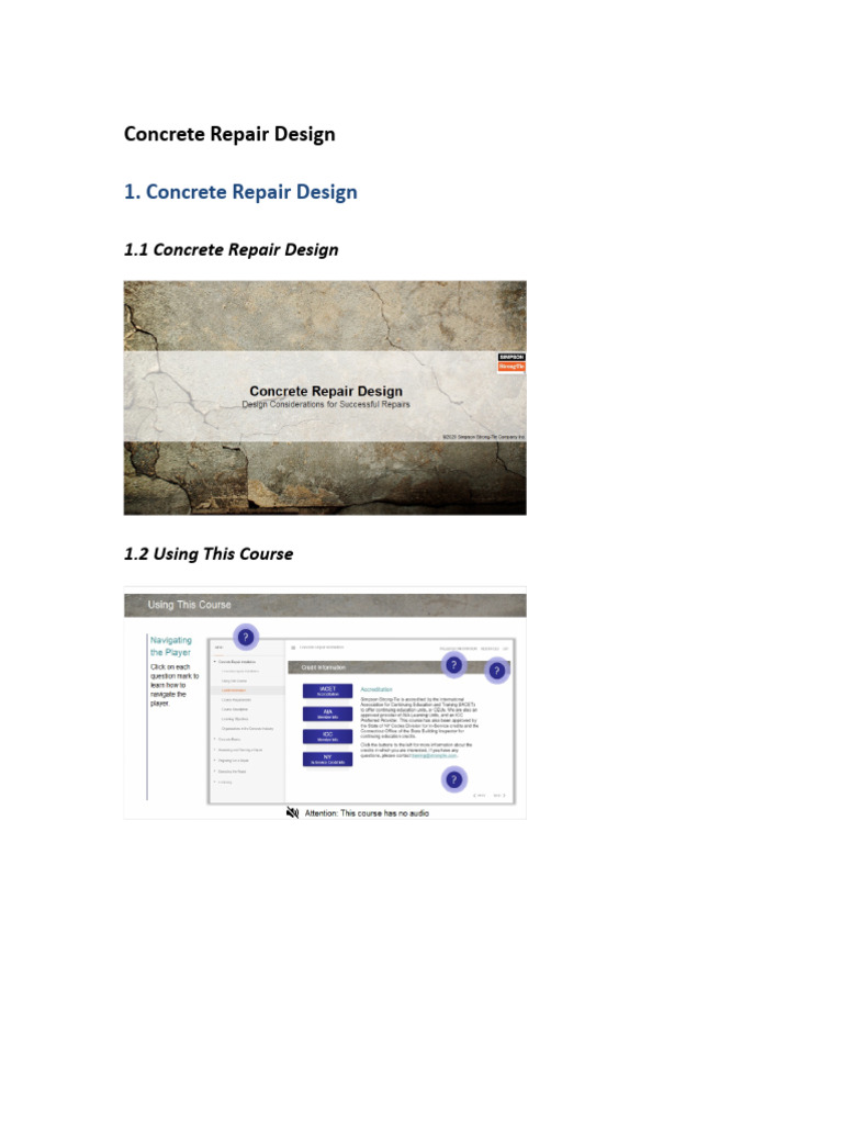 Concrete Repair Design Slide Deck | Download Free PDF | Concrete ...