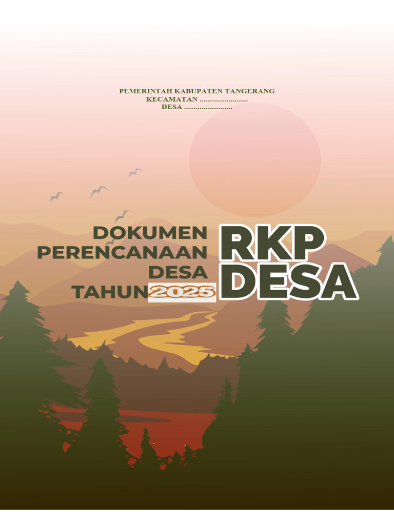 Ceklis RKP Desa 2025 Kabupaten Tangerang | PDF | Pengelolaan Keuangan ...