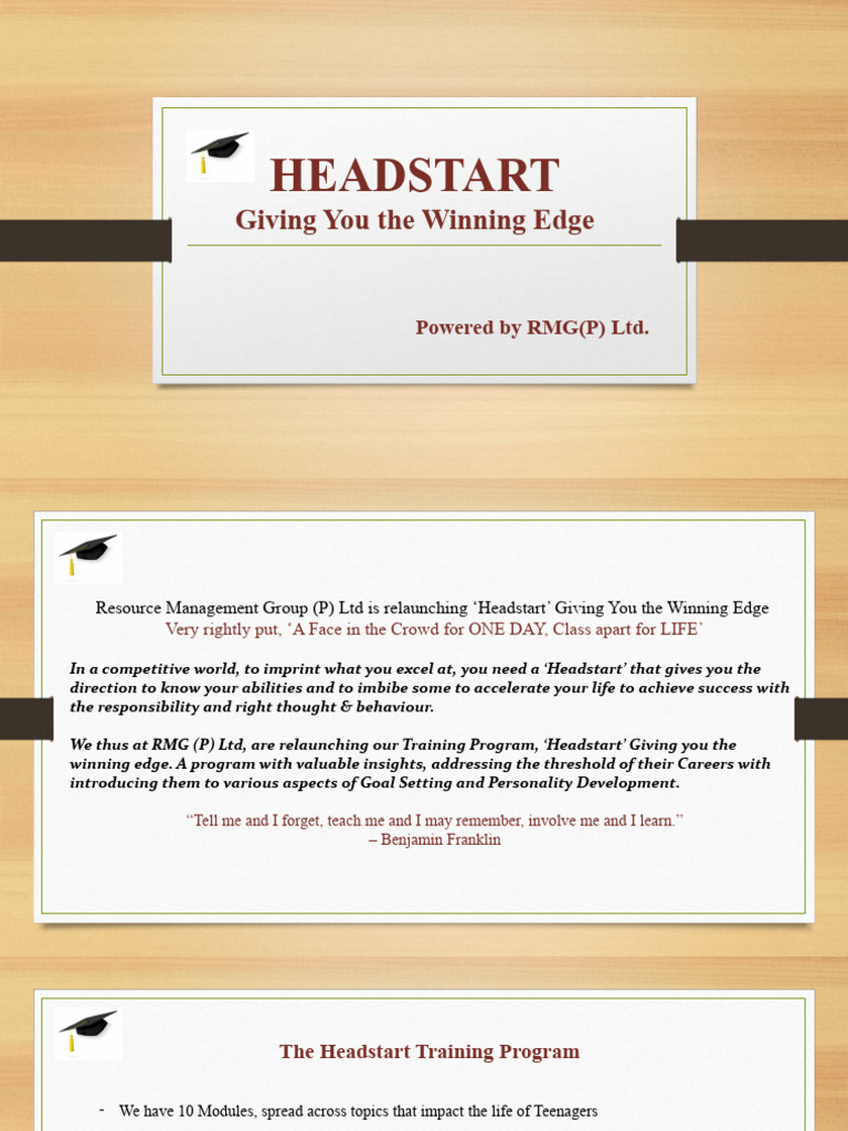 Head Start Training Modules | PDF | Etiquette | Human Behavior
