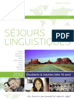 AILS séjours linguistiques | Brochure "Etudiants & Adultes" 2012 !