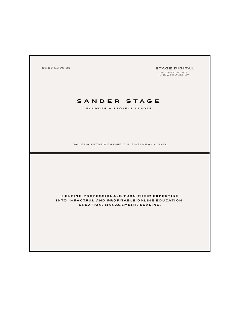 Business card example pdf
