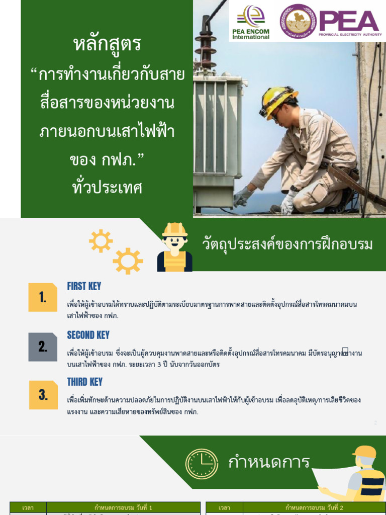 1. ความรู้ทั่วไปเกี่ยวกับไฟฟ้าและระบบจำหน่ายของ กฟภ | PDF