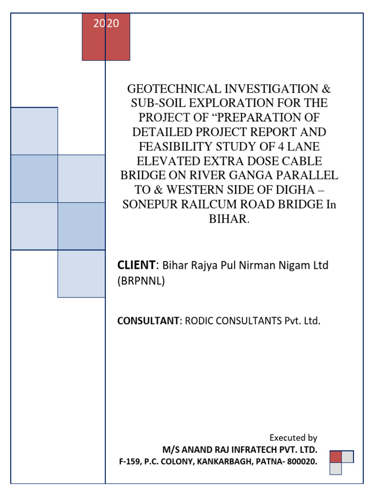 Geotech Report Digha-Sonepur EDB | PDF | Geotechnical Engineering ...
