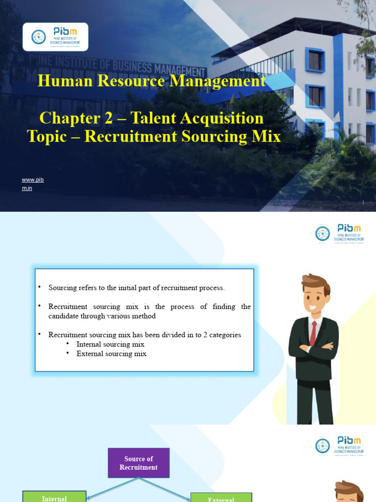 Chapter 2 Recruitment Sourcing Mix Pdf Recruitment Human